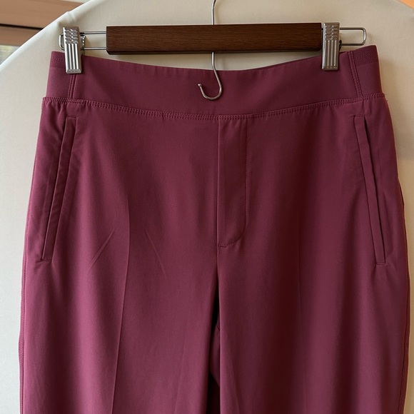 Athleta Brooklyn Heights Wide Leg Pants - Rose Berry Pink, size 4 - Picture 6 of 6